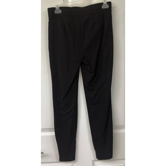 WHBM skinny ankle zipper ankle closure size 2 pull on black work pants - Picture 2 of 9